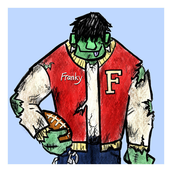 Franky - 5x5 print