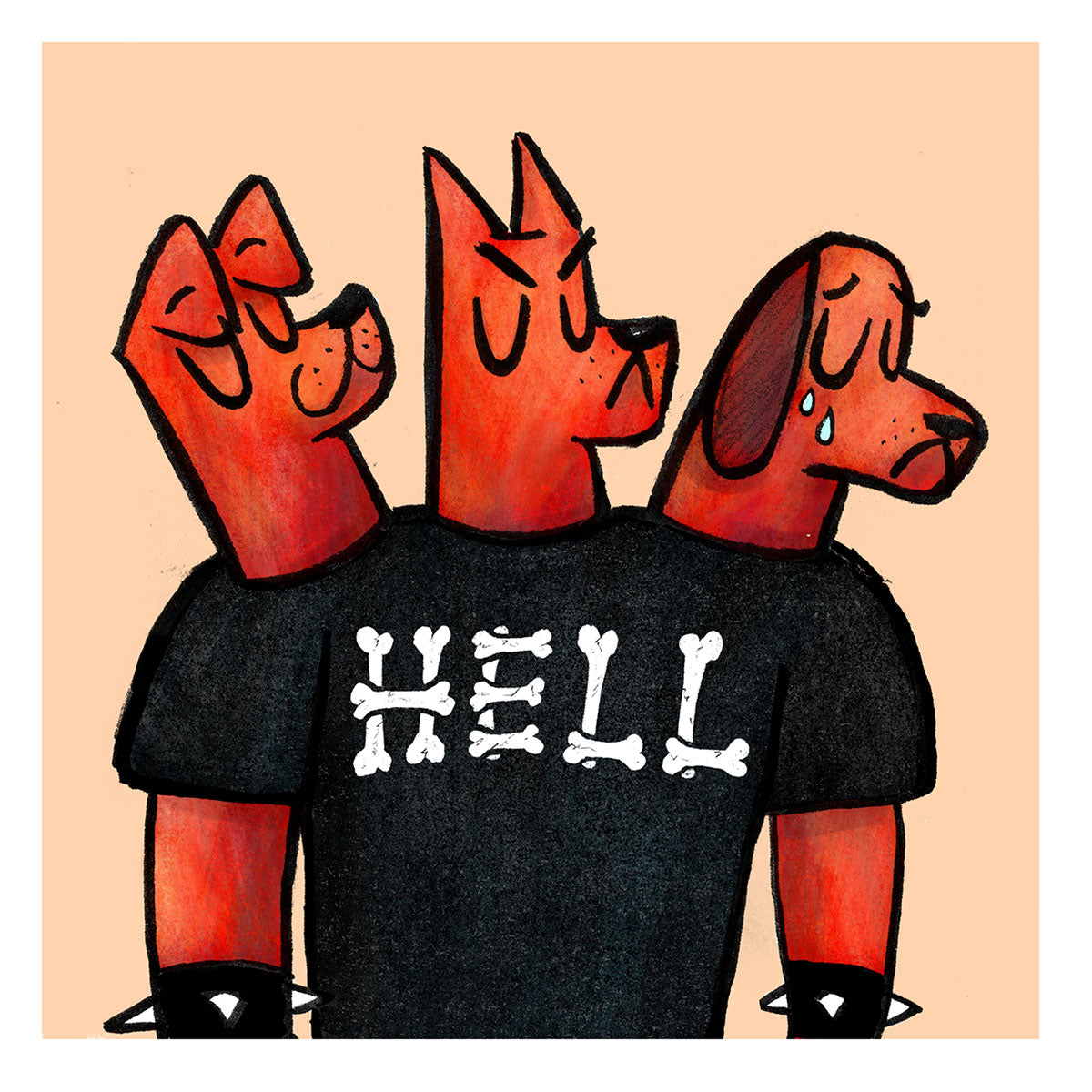 Hellhound - 5x5 print