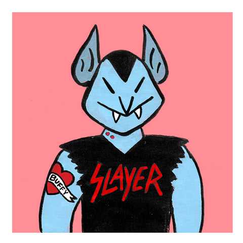 Vampire ♥ Slayer - 5x5 print