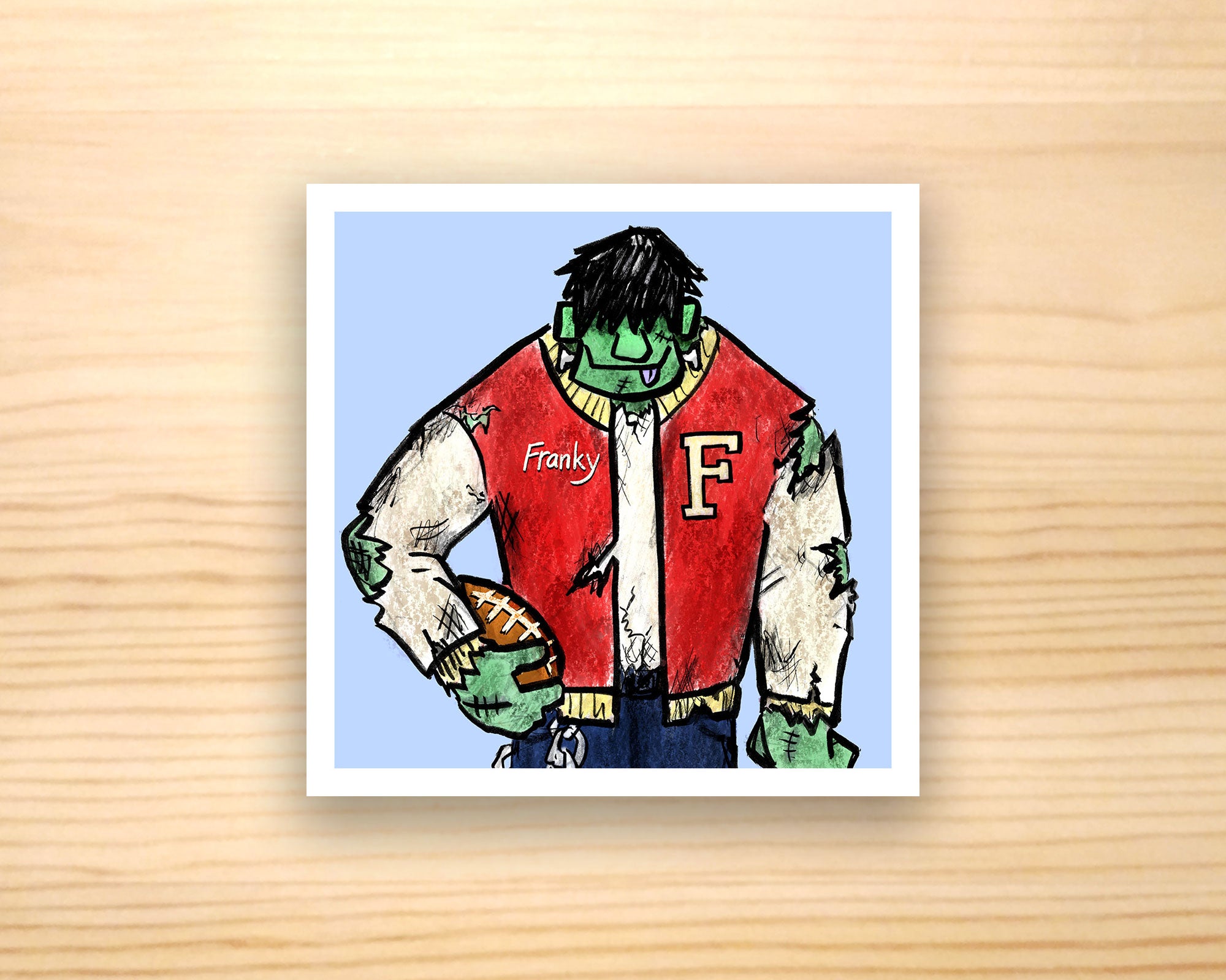 Franky - 5x5 print