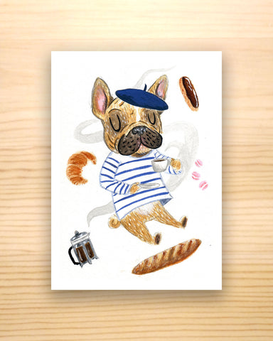 Frenchie - 5"x7" Print