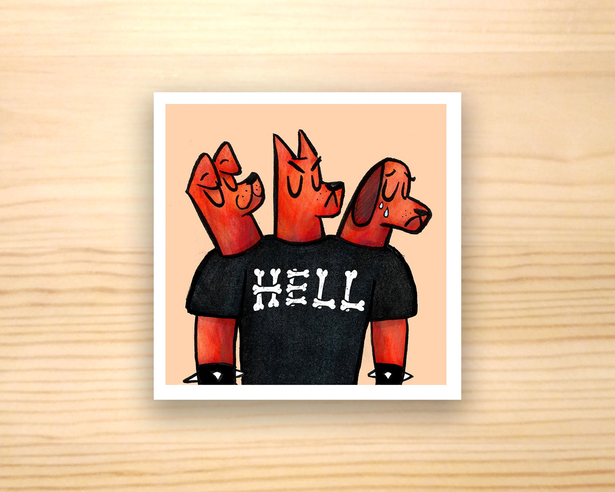 Hellhound - 5x5 print