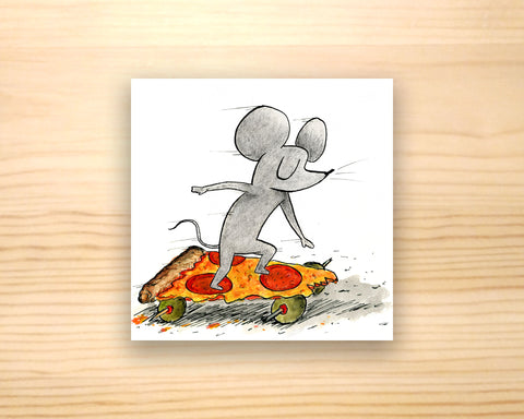 Radical Rat! 5x7 print