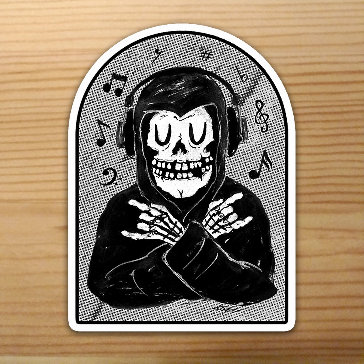 Musical Misfit! Glossy Vinyl Sticker