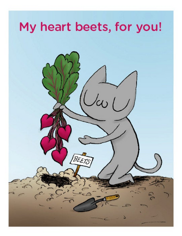 My Heart Beets, For You! Greeting Card A2