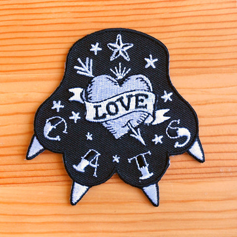 Love Cats Embroidered Patch