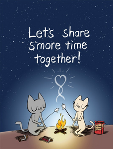Let's Share S'more Time Together! Greeting Card A2